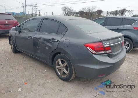 2013 Honda Civic Lx z USA, uszkodzony, nr VIN 2HGFB2F53DH516861